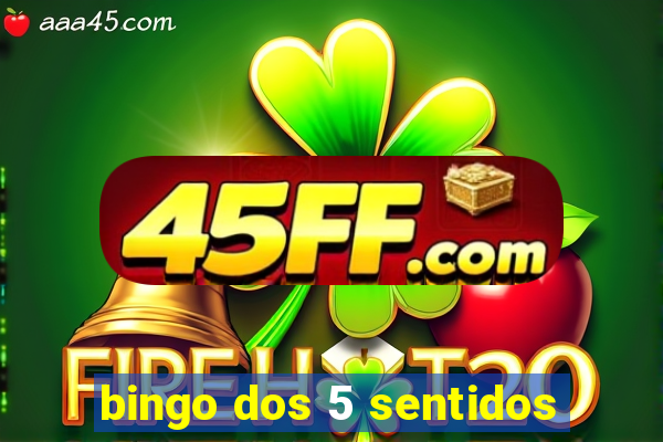 bingo dos 5 sentidos